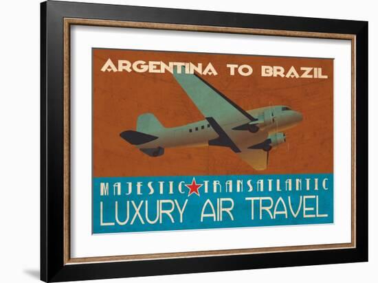 Air Travel-Jason Giacopelli-Framed Art Print