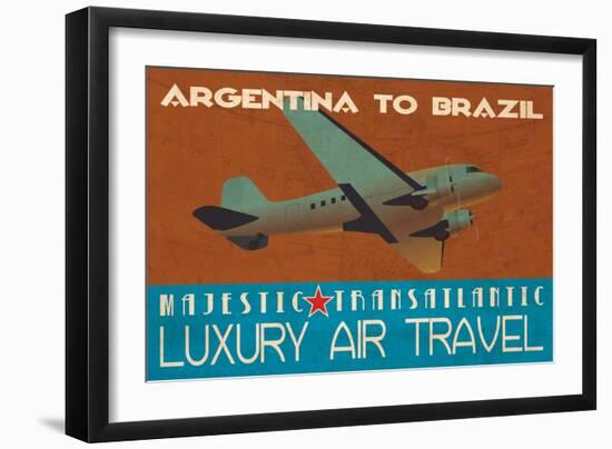 Air Travel-Jason Giacopelli-Framed Art Print