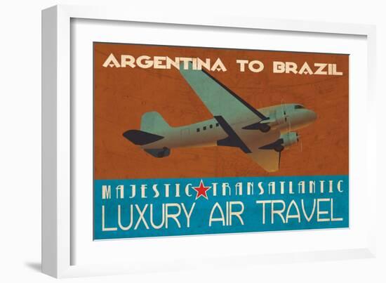 Air Travel-Jason Giacopelli-Framed Art Print