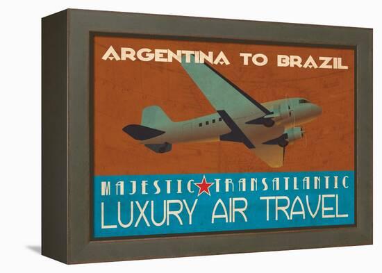 Air Travel-Jason Giacopelli-Framed Stretched Canvas
