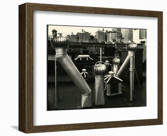 Air Vents, New York, 1943-Brett Weston-Framed Photographic Print