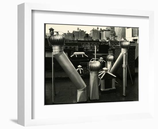 Air Vents, New York, 1943-Brett Weston-Framed Photographic Print