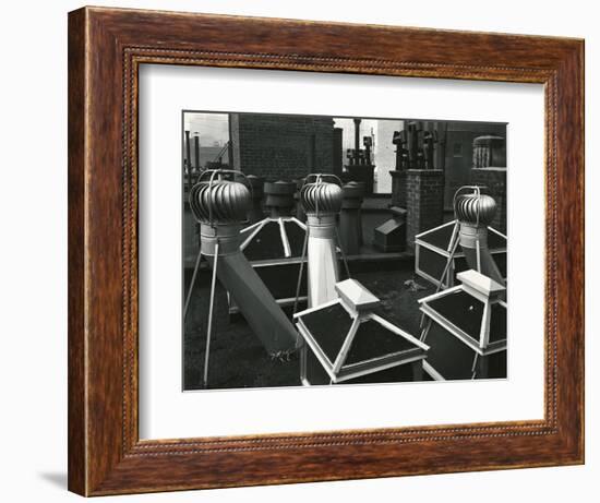 Air Vents On Rooftop, New York, 1946-Brett Weston-Framed Photographic Print