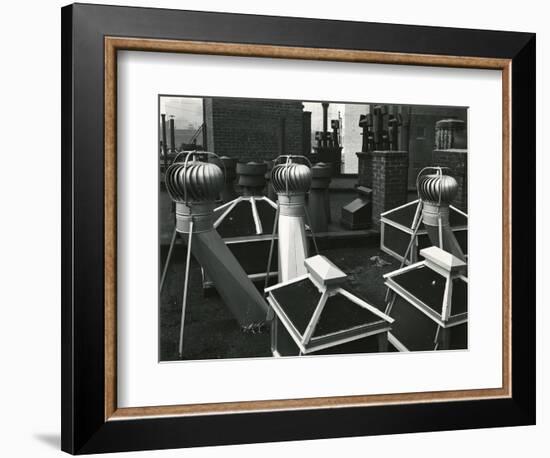 Air Vents On Rooftop, New York, 1946-Brett Weston-Framed Photographic Print