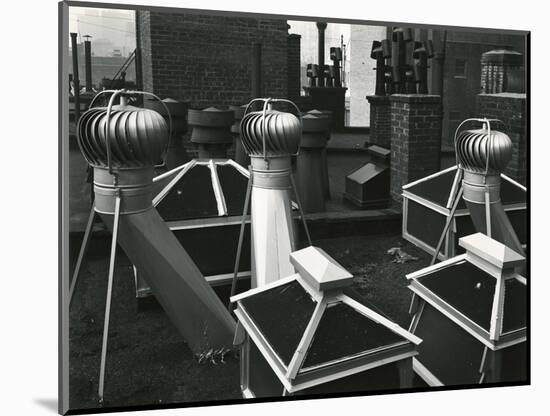 Air Vents On Rooftop, New York, 1946-Brett Weston-Mounted Photographic Print