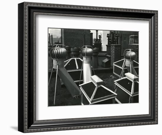 Air Vents On Rooftop, New York, 1946-Brett Weston-Framed Photographic Print