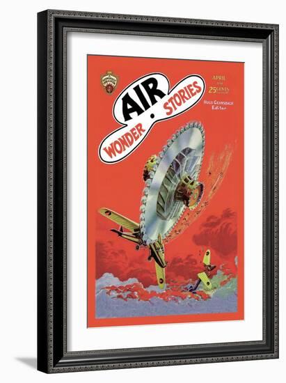 Air Wonder Stories-null-Framed Art Print