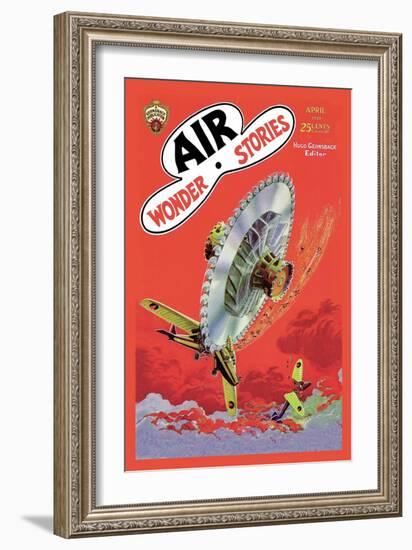 Air Wonder Stories-null-Framed Art Print