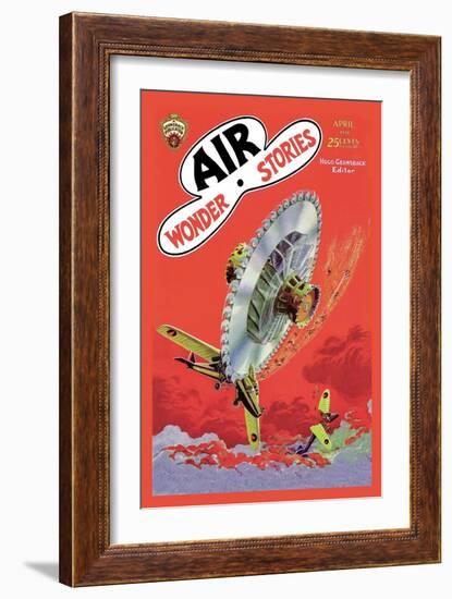 Air Wonder Stories-null-Framed Art Print