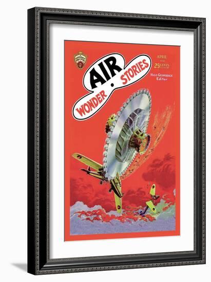 Air Wonder Stories-null-Framed Art Print