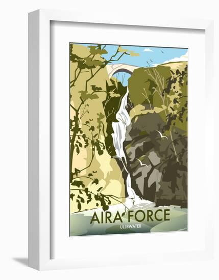 Aira Force, Lake District - Dave Thompson Contemporary Travel Print-Dave Thompson-Framed Art Print