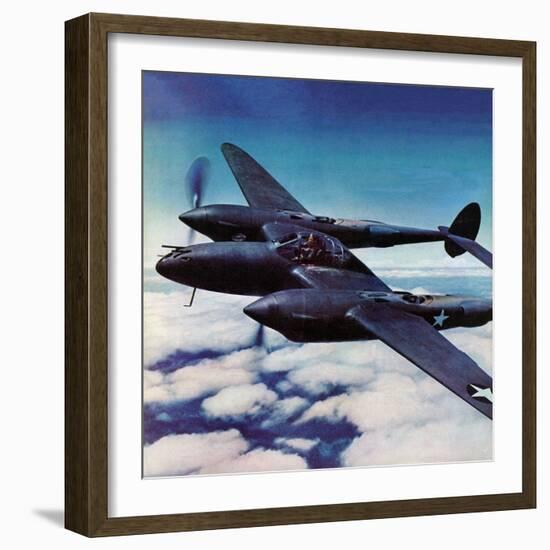 "Airborne Bomber," August 29, 1942-Ivan Dmitri-Framed Giclee Print