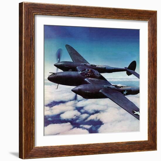 "Airborne Bomber," August 29, 1942-Ivan Dmitri-Framed Giclee Print