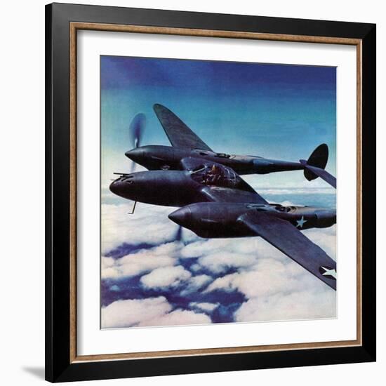 "Airborne Bomber," August 29, 1942-Ivan Dmitri-Framed Giclee Print