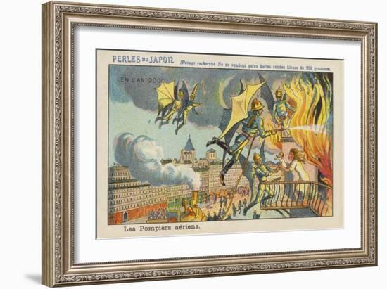 Airborne Firefighters in the Year 2000-null-Framed Giclee Print