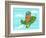 Airborne Sloth-Nancy Lee-Framed Premium Giclee Print