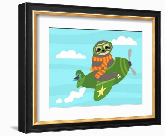 Airborne Sloth-Nancy Lee-Framed Premium Giclee Print
