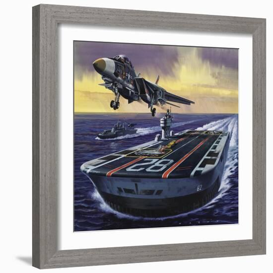 Aircraft Carrier-Wilf Hardy-Framed Giclee Print
