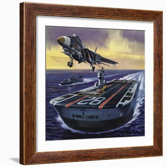 Aircraft Carrier-Wilf Hardy-Framed Giclee Print