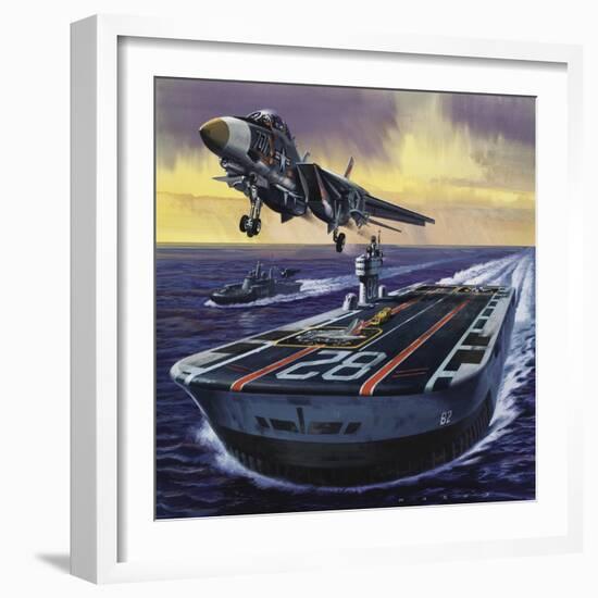 Aircraft Carrier-Wilf Hardy-Framed Giclee Print