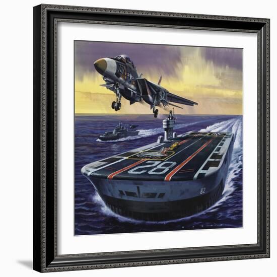 Aircraft Carrier-Wilf Hardy-Framed Giclee Print