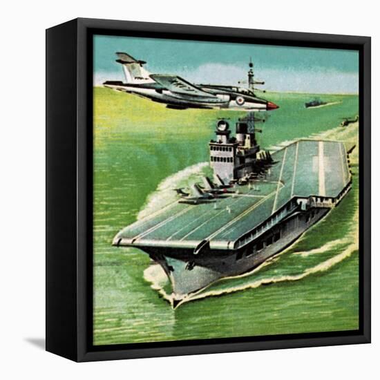 Aircraft Carrier-Escott-Framed Premier Image Canvas