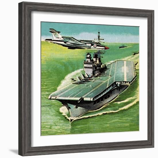 Aircraft Carrier-Escott-Framed Giclee Print