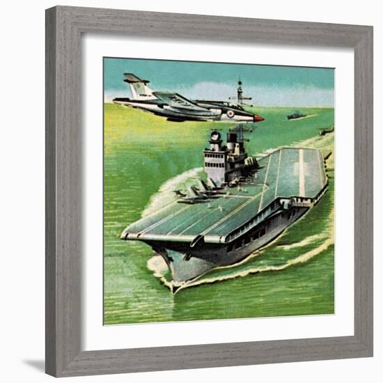 Aircraft Carrier-Escott-Framed Giclee Print