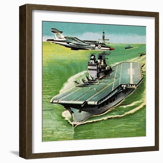 Aircraft Carrier-Escott-Framed Giclee Print