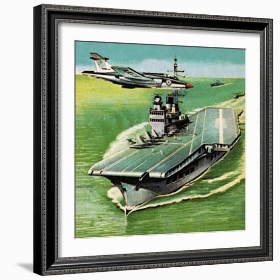 Aircraft Carrier-Escott-Framed Giclee Print