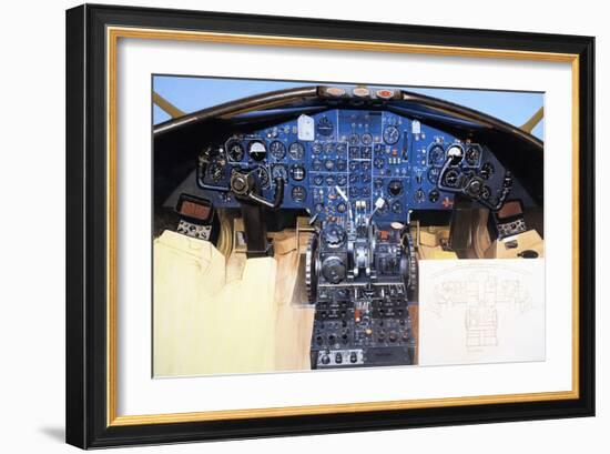 Aircraft Cockpit Instruments-Wilf Hardy-Framed Giclee Print