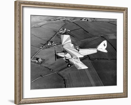 Aircraft Dehavilland Tiger Moth Bi Plane Designed in the 1920s-null-Framed Photographic Print