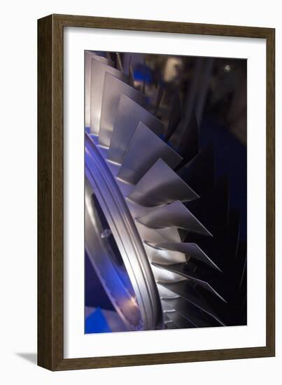 Aircraft Engine Fan Blades.-Mark Williamson-Framed Photographic Print