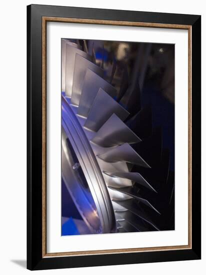 Aircraft Engine Fan Blades.-Mark Williamson-Framed Photographic Print