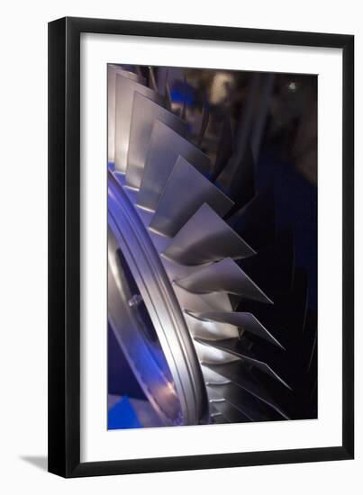 Aircraft Engine Fan Blades.-Mark Williamson-Framed Photographic Print