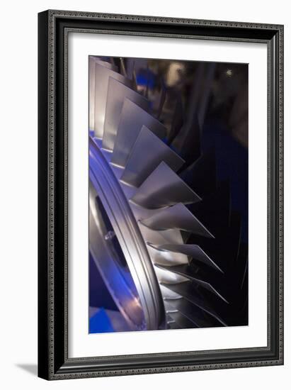 Aircraft Engine Fan Blades.-Mark Williamson-Framed Photographic Print