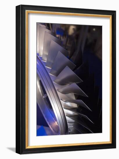 Aircraft Engine Fan Blades.-Mark Williamson-Framed Photographic Print