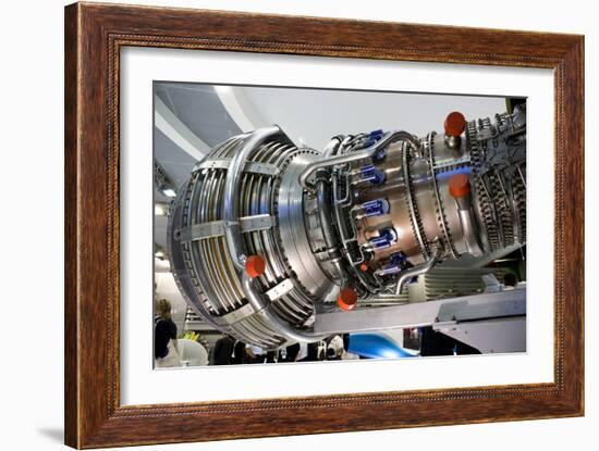 Aircraft Engine on Display.-Mark Williamson-Framed Photographic Print