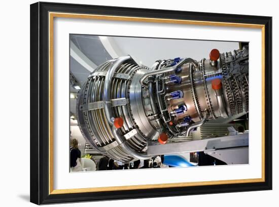 Aircraft Engine on Display.-Mark Williamson-Framed Photographic Print