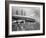 Aircraft Flying over City, 1946-null-Framed Art Print