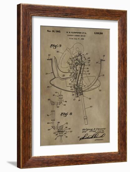 Aircraft Gunnery Device, 1939-Dan Sproul-Framed Art Print