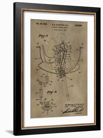 Aircraft Gunnery Device, 1939-Dan Sproul-Framed Art Print