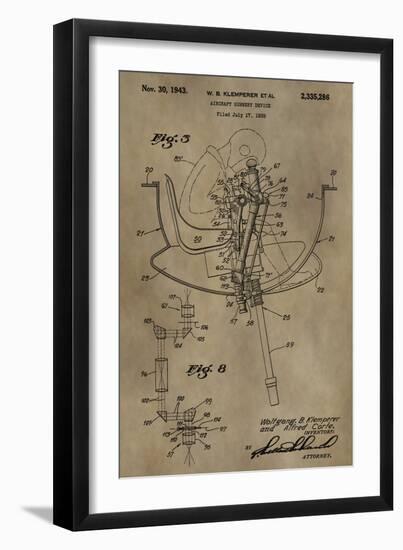 Aircraft Gunnery Device, 1939-Dan Sproul-Framed Art Print