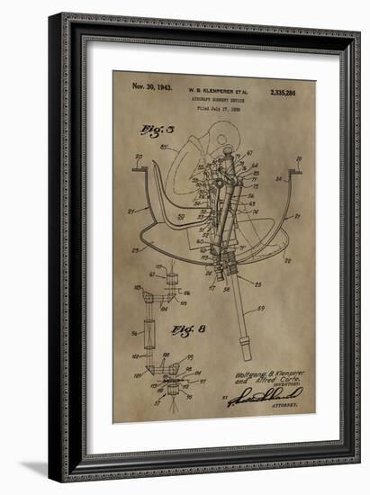 Aircraft Gunnery Device, 1939-Dan Sproul-Framed Art Print