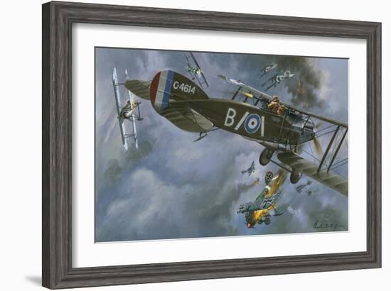 Aircraft in Dogfight-Wilf Hardy-Framed Giclee Print