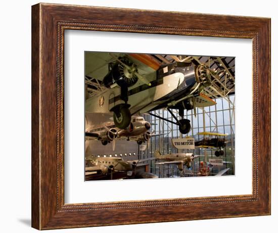 Aircraft in Smithsonian Air and Space Museum, Washington DC, USA-Scott T. Smith-Framed Photographic Print