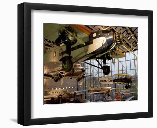 Aircraft in Smithsonian Air and Space Museum, Washington DC, USA-Scott T. Smith-Framed Photographic Print