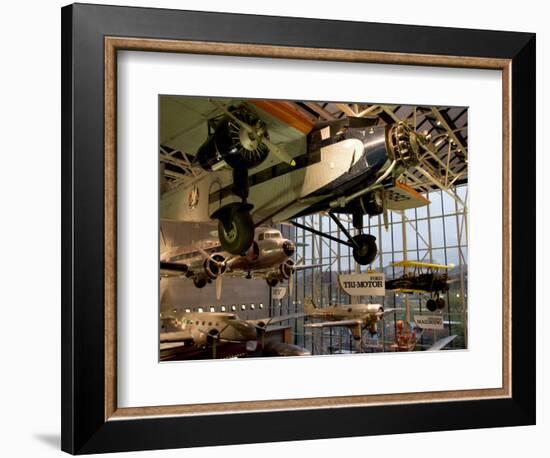 Aircraft in Smithsonian Air and Space Museum, Washington DC, USA-Scott T. Smith-Framed Photographic Print