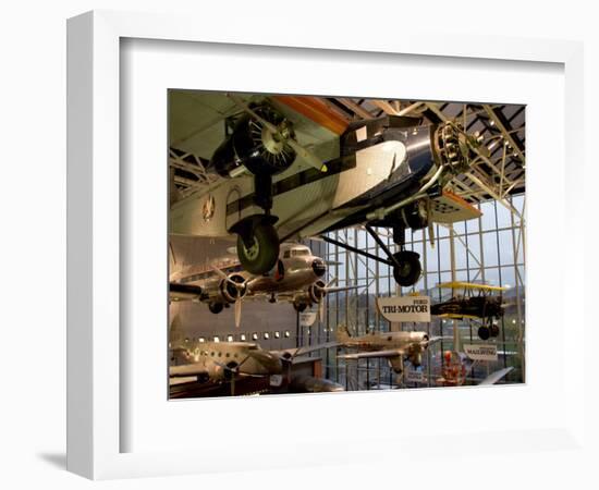 Aircraft in Smithsonian Air and Space Museum, Washington DC, USA-Scott T. Smith-Framed Photographic Print