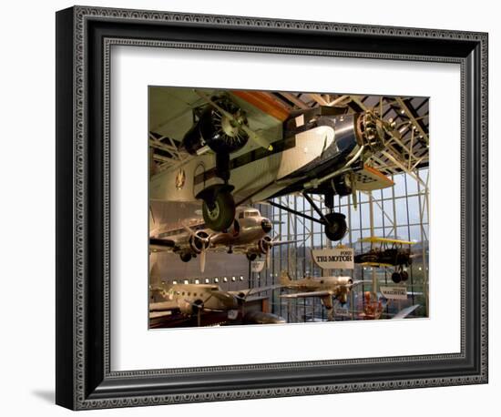 Aircraft in Smithsonian Air and Space Museum, Washington DC, USA-Scott T. Smith-Framed Photographic Print